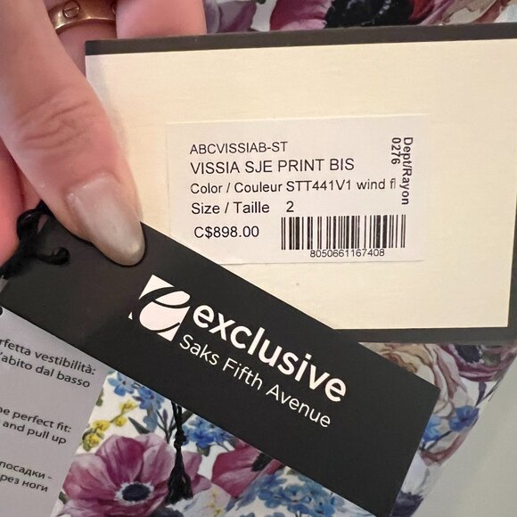 ⭐️HOST PICK! 😮NWT - Chiara Boni La Petite Robe Floral Off-Shoulder Mini - 2 - Picture 8 of 14